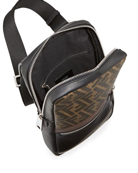 fendi men cross body bag|fendi sling bag men's.